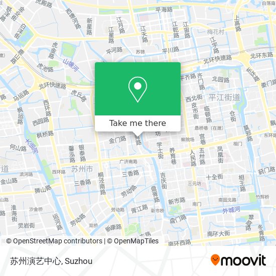 苏州演艺中心 map