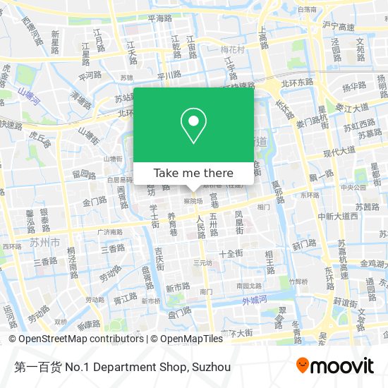 第一百货 No.1 Department Shop map