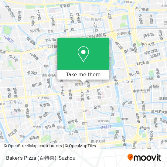 Baker's Pizza (百特喜) map