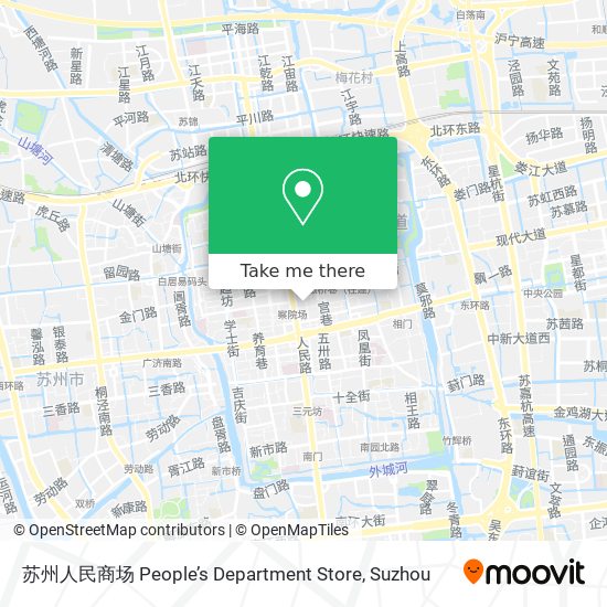 苏州人民商场 People’s Department Store map