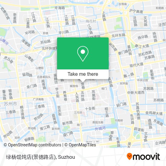 绿杨馄饨店(景德路店) map