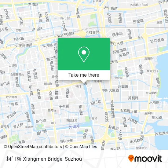 相门桥 Xiangmen Bridge map