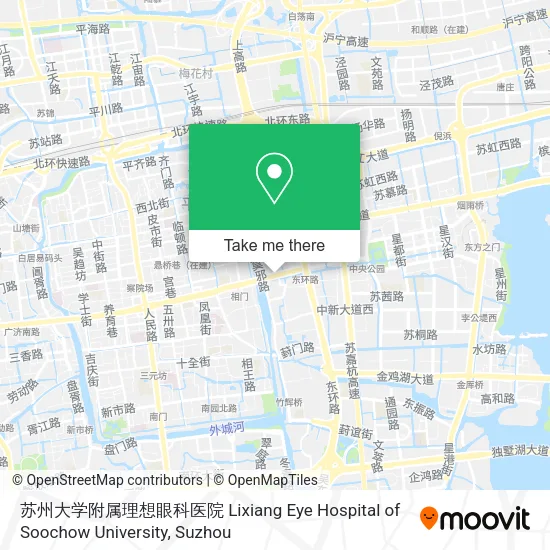 苏州大学附属理想眼科医院 Lixiang Eye Hospital of Soochow University map