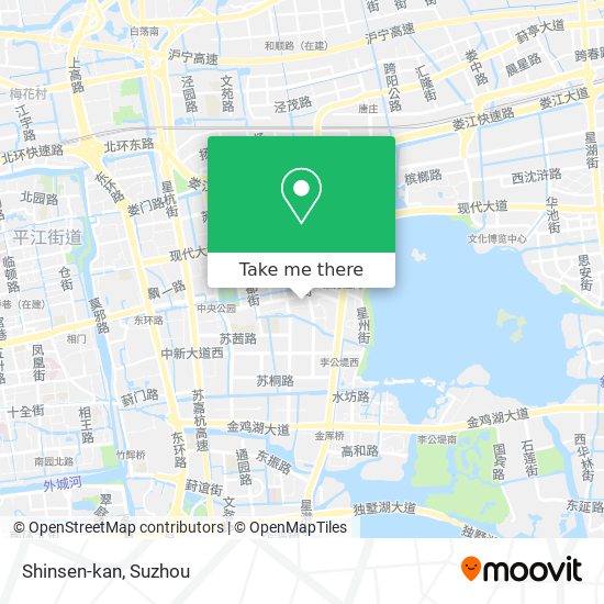 Shinsen-kan map