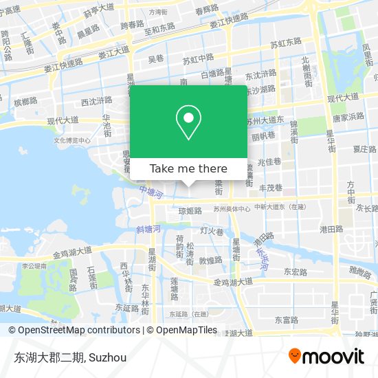东湖大郡二期 map