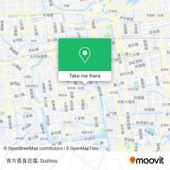 青方斋臭豆腐 map