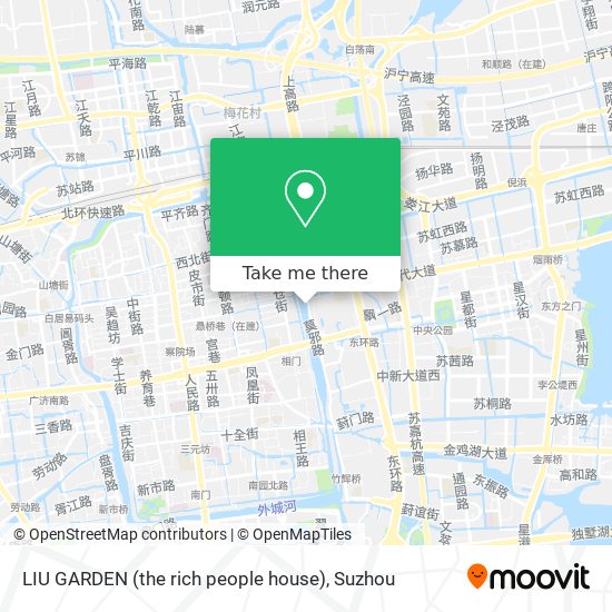 LIU GARDEN (the rich people house) map