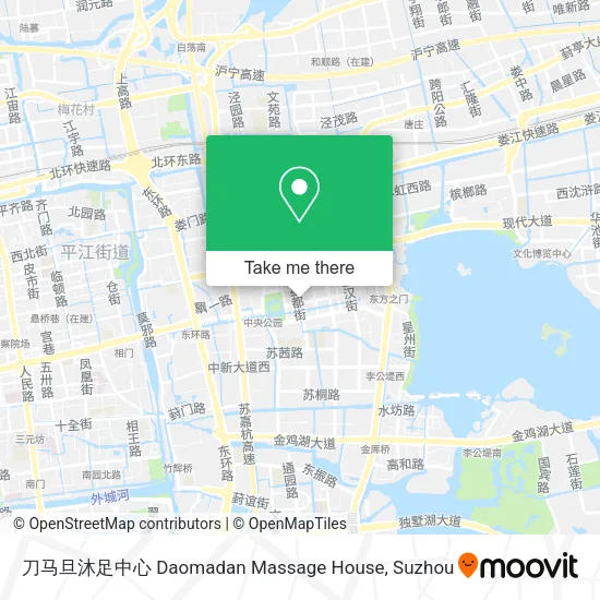 刀马旦沐足中心 Daomadan Massage House map