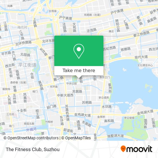The Fitness Club map