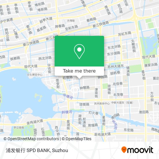 浦发银行 SPD BANK map