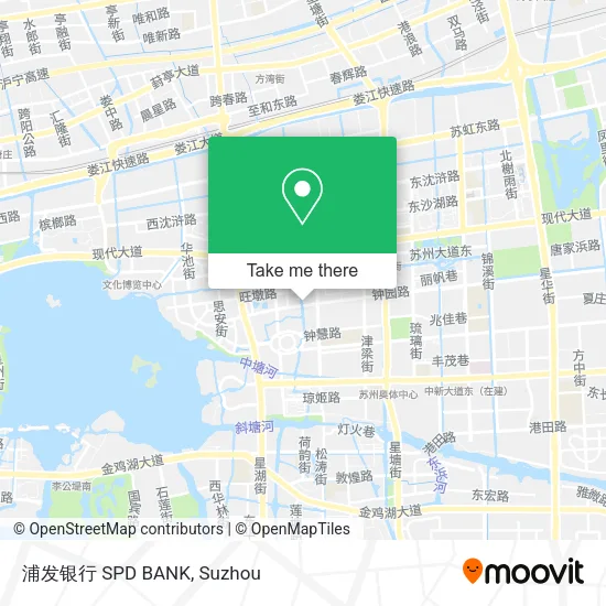 浦发银行 SPD BANK map