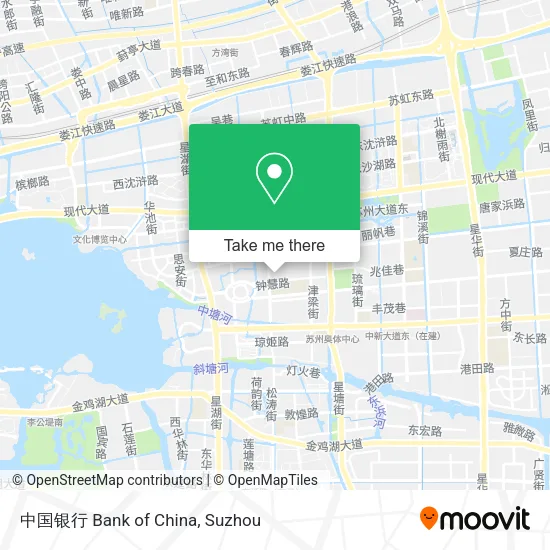 中国银行 Bank of China map