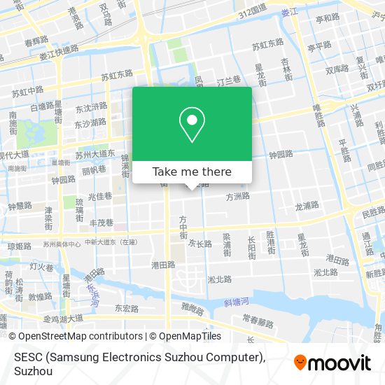 SESC (Samsung Electronics Suzhou Computer) map