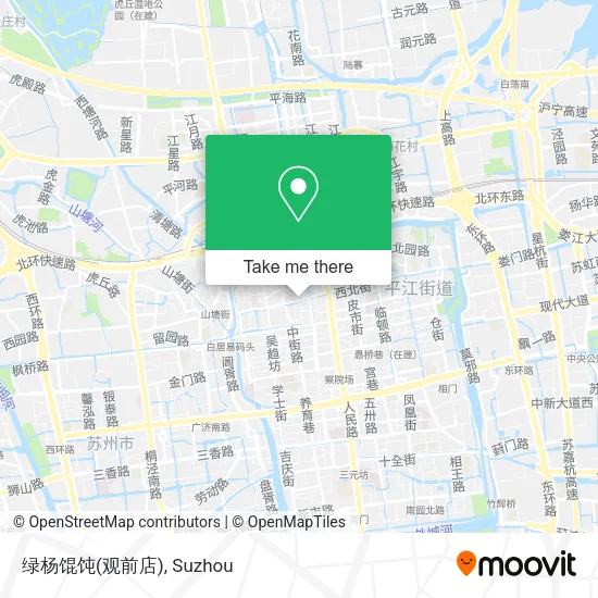 绿杨馄饨(观前店) map
