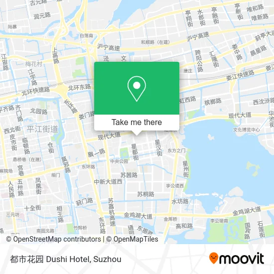 都市花园 Dushi Hotel map