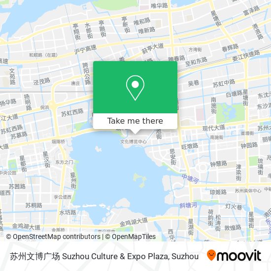 苏州文博广场 Suzhou Culture & Expo Plaza map