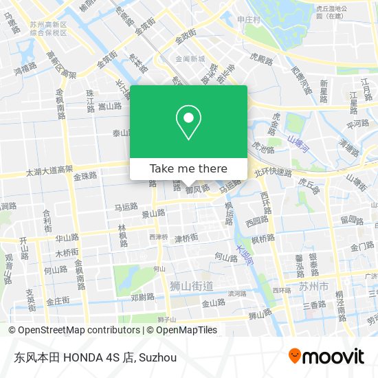 东风本田 HONDA 4S 店 map