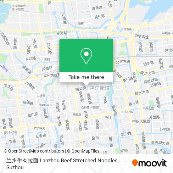 兰州牛肉拉面 Lanzhou Beef Stretched Noodles map