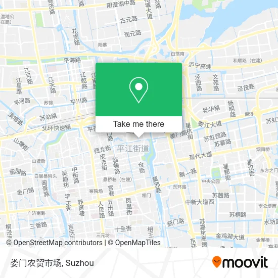 娄门农贸市场 map