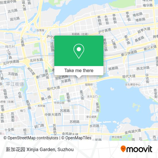 新加花园 Xinjia Garden map
