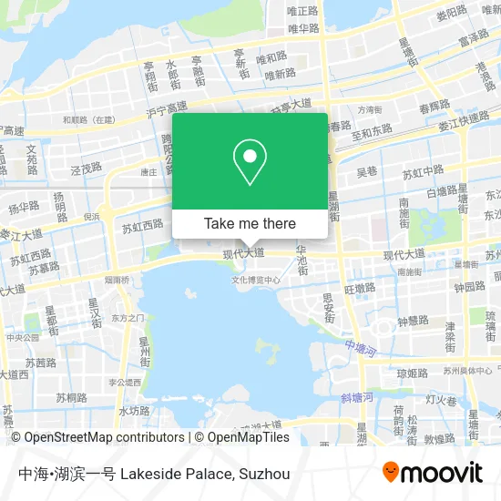 中海•湖滨一号 Lakeside Palace map