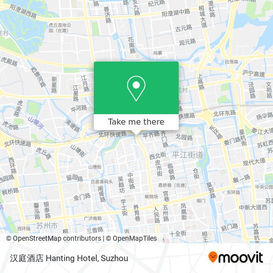 汉庭酒店 Hanting Hotel map