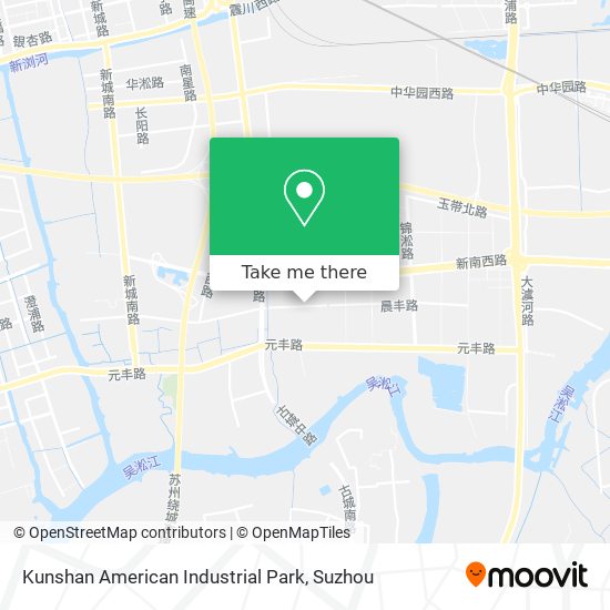 Kunshan American Industrial Park map