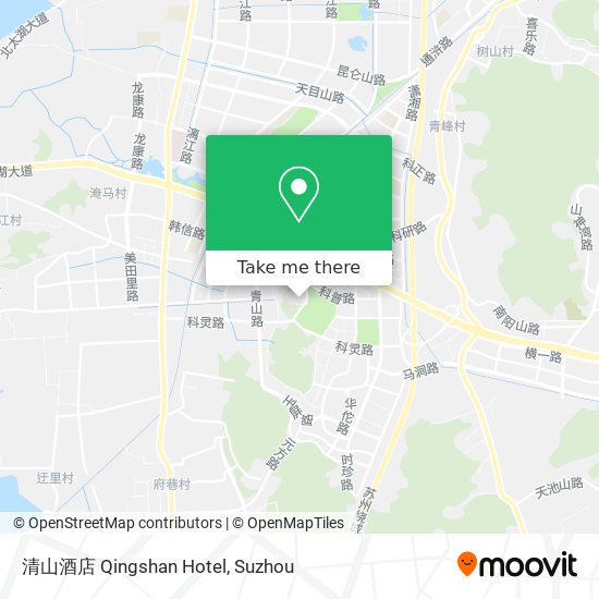 清山酒店 Qingshan Hotel map