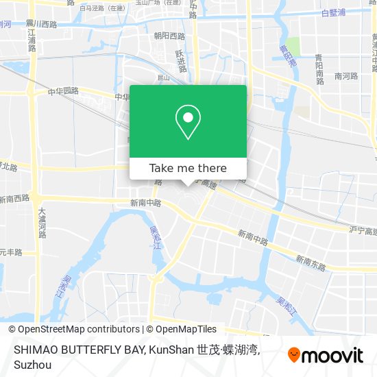 SHIMAO BUTTERFLY BAY, KunShan 世茂·蝶湖湾 map
