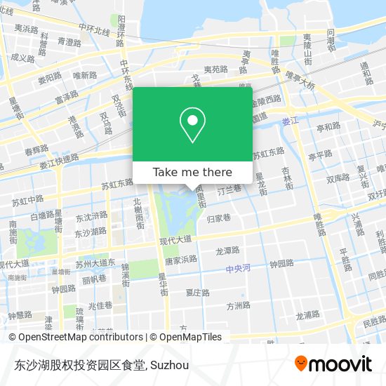 东沙湖股权投资园区食堂 map