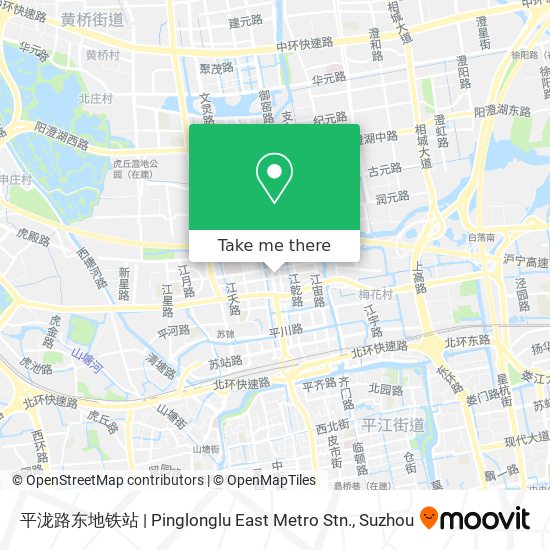 平泷路东地铁站 | Pinglonglu East Metro Stn. map
