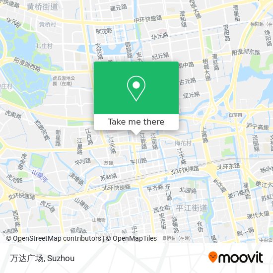 万达广场 map