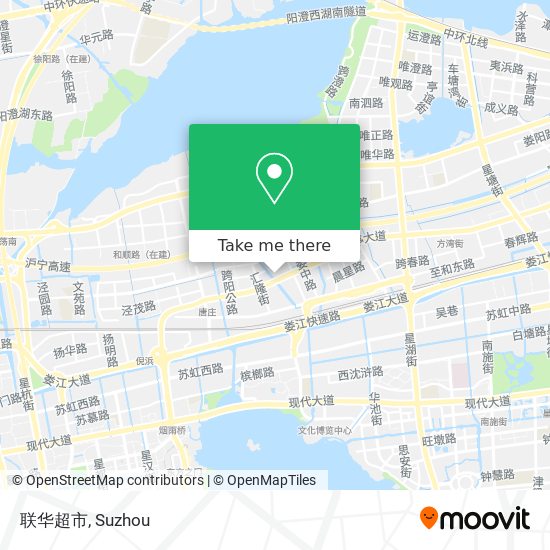 联华超市 map