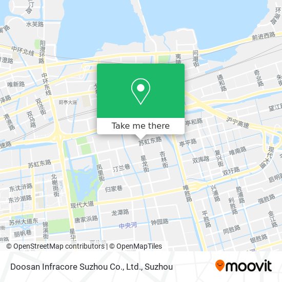 Doosan Infracore Suzhou Co., Ltd. map