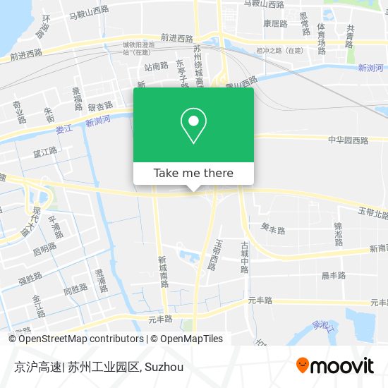 京沪高速| 苏州工业园区 map