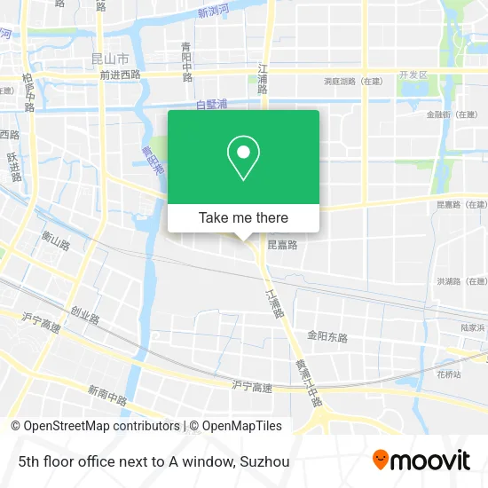 5th floor office next to A window map