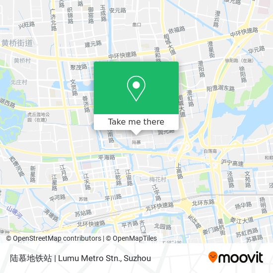 陆慕地铁站 | Lumu Metro Stn. map