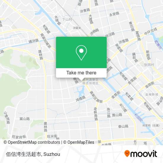 佰信湾生活超市 map
