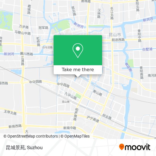昆城景苑 map