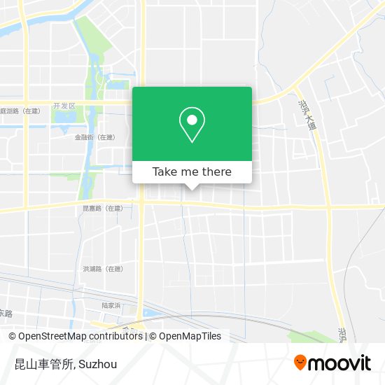 昆山車管所 map