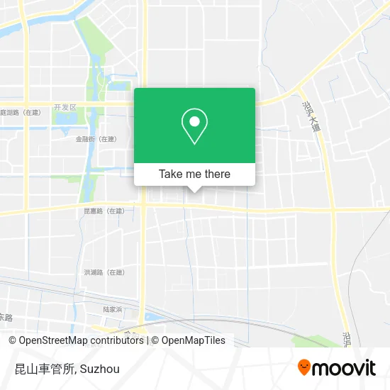 昆山車管所 map