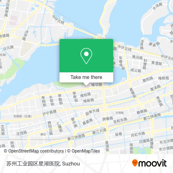 苏州工业园区星湖医院 map