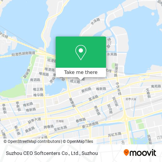 Suzhou CEO Softcenters Co., Ltd. map