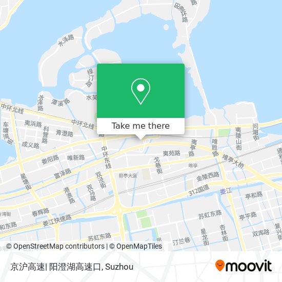 京沪高速| 阳澄湖高速口 map