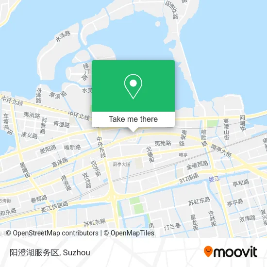 阳澄湖服务区 map