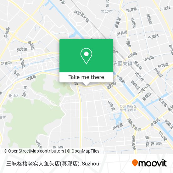 三峡格格老实人鱼头店(莫邪店) map