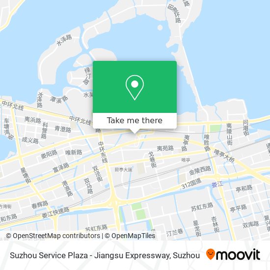 Suzhou Service Plaza - Jiangsu Expressway map