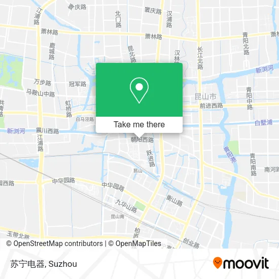 苏宁电器 map