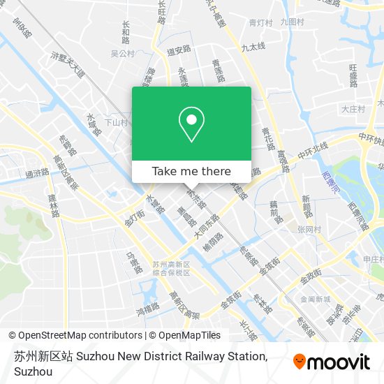 苏州新区站 Suzhou New District Railway Station map