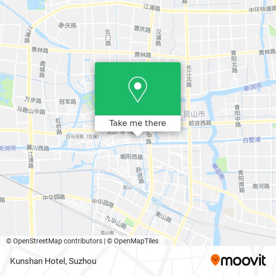 Kunshan Hotel map